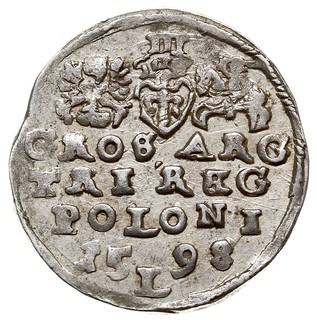 trojak 1598, Lublin, litera L przedziela datę, I