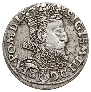 trojak 1601, Kraków, popiersie króla w prawo, Iger K.01.2.a (R1), patyna
