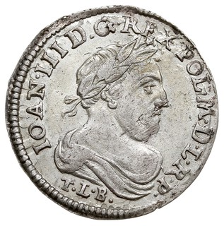 szóstak 1680 / TLB, Bydgoszcz, moneta wybita lekko uszkodzonym stemplem, ale bardzo ładna