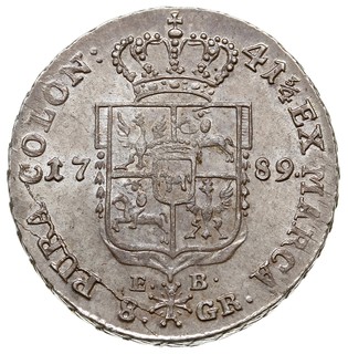 dwuzłotówka 1789, Warszawa, Plage 341, moneta wy