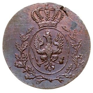 1 grosz 1816 B, Wrocław, Plage 57, mennicza wada