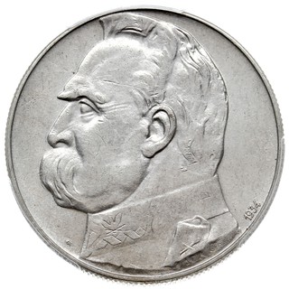 10 złotych 1934, Warszawa, Józef Piłsudski - Orzeł Strzelecki, Parchimowicz 123, moneta w pudełku PCGS z certyfikatem AU55, bardzo ładny stan zachowania
