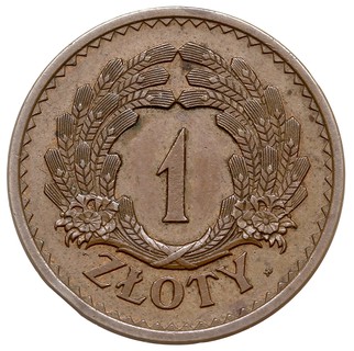 1 złoty 1928, Warszawa, nominał w wieńcu z kłosó