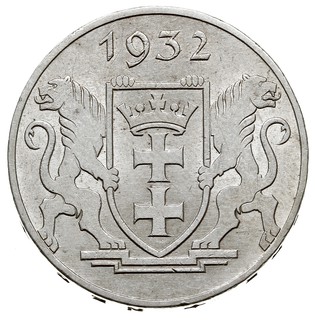 5 guldenów 1932, Berlin, Kościół Marii Panny, Parchimowicz 66, minimalne uderzenie na obrzeżu, ale rzadkie i pięknie zachowane