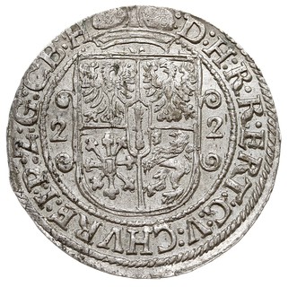 ort 1622, Królewiec, Olding 40 wariant a - ze znakiem menniczym na końcu napisu na awersie, Bahr. 1421, bardzo ładny, delikatna patyna