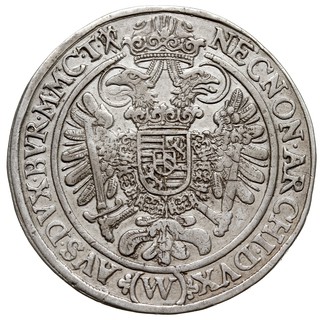 talar 1627, Wrocław, Aw: Popiersie w prawo i napis wokoło, Rw: Orzeł cesarski i napis wokoło, srebro 28.47 g, F.u.S. 210, Her. 553