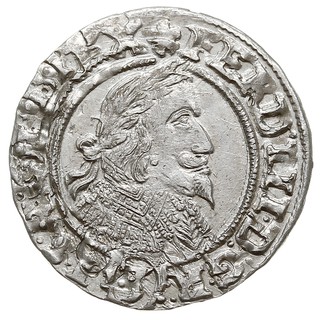 3 krajcary 1639, Wrocław, F.u.S. 282, Her. 800, moneta dwukrotnie uderzona stemplem, ale ładnie zachowana