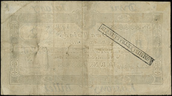 2 talary 1.12.1810, podpis komisarza: Aleksander