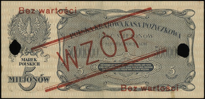 5.000.000 marek polskich 20.11.1923, seria B, nu
