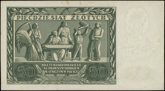 50 złotych 11.11.1936, seria AM, numeracja 12013