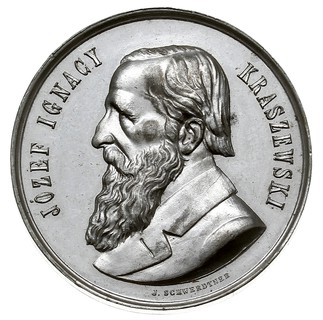 Józef Ignacy Kraszewski, medal autorstwa J. Schw