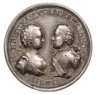 Medal zaślubinowy Marii Krystyny Habsburg - Lota