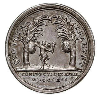 Medal zaślubinowy Marii Krystyny Habsburg - Lota