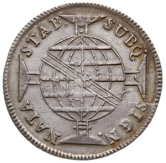 960 reisów B?, Bahia?, srebro 26.74 g, patyna