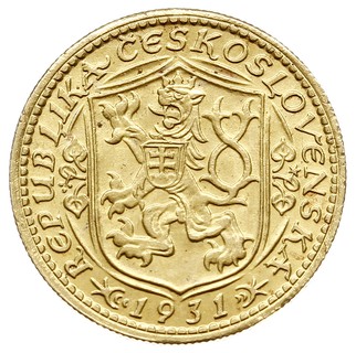 Dukat 1931, złoto 3.49 g, Fr. 2, pięknie zachowany