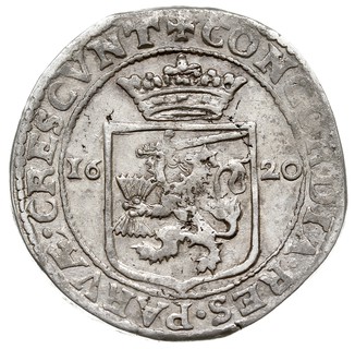 Półtalar /halve rijksdaalder/ 1620, srebro 13.43 g, Delm. 956 (R1), Verk. 64.4, Purmer Wf27, bardzo małe wady krążka jak na ten typ monety