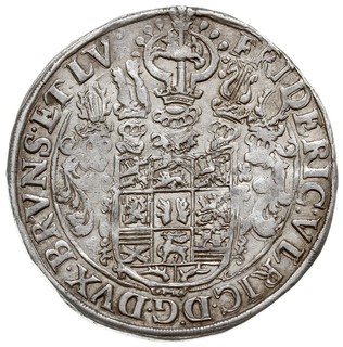 talar 1628, Goslar lub Zellerfeld, srebro 28.83 g, Dav. 6303, Welter 1057A, Fiala 914, bardzo ładny