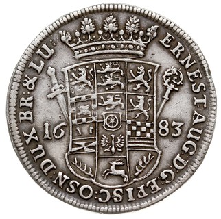 2/3 talara 1683, Zellerfeld, srebro 14.65 g, Dav. 394, Welter 1970, Fiala 2350-2351, patyna