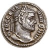 argenteus 294-295, Aw: Popiersie w wieńcu w prawo, DIOCLETIANVS AVG, Rw: Dioklecjan, Maksymian, Ko..