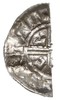 Aethelred II 978-1016, połówka denara typu CRVX, Lincoln?, mincerz Swerting?, Aw: Popiersie w lewo..