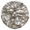 Knut 1016-1035, denar typu quatrefoil, Norwich, Aw: Popiersie w lewo, CNVT REX ANGLO, Rw: Rozeta, ..