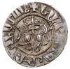 Levon I 1198-1219, tram, Aw: Król siedzący na tronie na wprost, Rw: Krzyż między dwoma lwami, sreb..