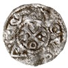 Augsburg, Henryk II 1002-1024, denar, 2. okres panowania 1009-1024, Aw: Głowa w koronie w prawo, R..
