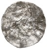 Maastricht?, Henryk II 1002-1024?, denar, Aw: Niewyraźny rysunek głowy, Rw: Litery S / CAM/ A, sre..