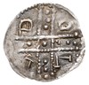 Denar jednostronny ok. 1185/90-1201, Wrocław, Napis w czterech polach dwunitkowego krzyża B-O-L-I,..