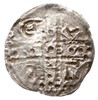 Denar jednostronny ok. 1185/90-1201, Wrocław, Napis w czterech polach dwunitkowego krzyża B-O-L-I,..