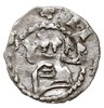 Denar ok. 1325-1333, Aw: Hełm rycerski z pióropuszem, +NO REGIS P, Rw: Orzeł, POLONIE, srebro 0.27..