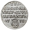 trojak 1538, Gdańsk, Iger G.38.1.g (R1), bardzo 