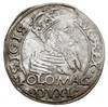 grosz 1566, Tykocin, z herbem Jastrzębiec na rew