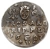 trojak 1603, Wilno, litera V poniżej herbu Łabęd