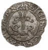 1/2 öre 1597, Sztokholm, AAH 22.a, lekko wykruszony krążek, patyna