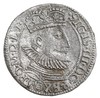 grosz 1593, Olkusz, pod popiersiem króla z lewej