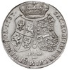 dwutalar 1737, Drezno, Aw: Popiersie w prawo i n