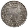 talar 1754, Lipsk, Aw: Popiersie i napis wokoło, Rw: Tarcza herbowa i napis wokoło, srebro 28.81 g..
