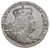 szóstak 1756, Lipsk, Kahnt 693 wariant l - szerokie popiersie z płaską koroną