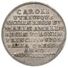 dwugrosz okolicznościowy 1738, Drezno, Aw: Napis, Rw: Dwa serca na ołtarzu, Kahnt 627, moneta wybi..