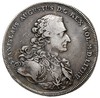 talar 1766, Warszawa, popiersie króla w zbroi, bez kropek, srebro 27.69 g, Plage 380, Dav. 1618, m..