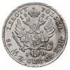 1 złoty 1825, Warszawa, Plage 69, Bitkin 847 (R), minimalne justowanie, ale piękna i rzadka moneta