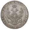 3/4 rubla = 5 złotych 1840, Warszawa, w ogonie Orła 9 piór i duże cyfry daty, brak kreski ułamkowe..