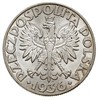 5 złotych 1936, Warszawa, Żaglowiec, Parchimowicz 119, pięknie zachowane z dużym połyskiem mennicz..