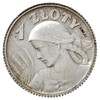 1 złoty 1924, Paryż, Kobieta z kłosami, na rewersie wypukły napis ESSAI, srebro 5.18 g, Parchimowi..