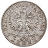 1 złoty 1932, Warszawa, Głowa kobiety, na rewersie wypukły napis PRÓBA, srebro 3.42 g, Parchimowic..