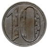 10 fenigów 1920, Gdańsk, odmiana z dużą cyfrą 10, Parchimowicz 52, ładne i rzadkie, ciemna patyna