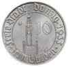 10 guldenów 1935, Berlin, Ratusz Gdański, Parchimowicz 69, moneta w pudełku PCGS z certyfikatem MS..