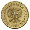 1 grosz 1949, Warszawa, na rewersie wklęsły napis PRÓBA, mosiądz 1.27 g, Parchimowicz P-201b, wybi..