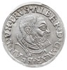 trojak 1537, Królewiec, Iger Pr.37.1.a (R), Neumann 42, moneta w pudełku PCGS z certyfikatem MS 61..